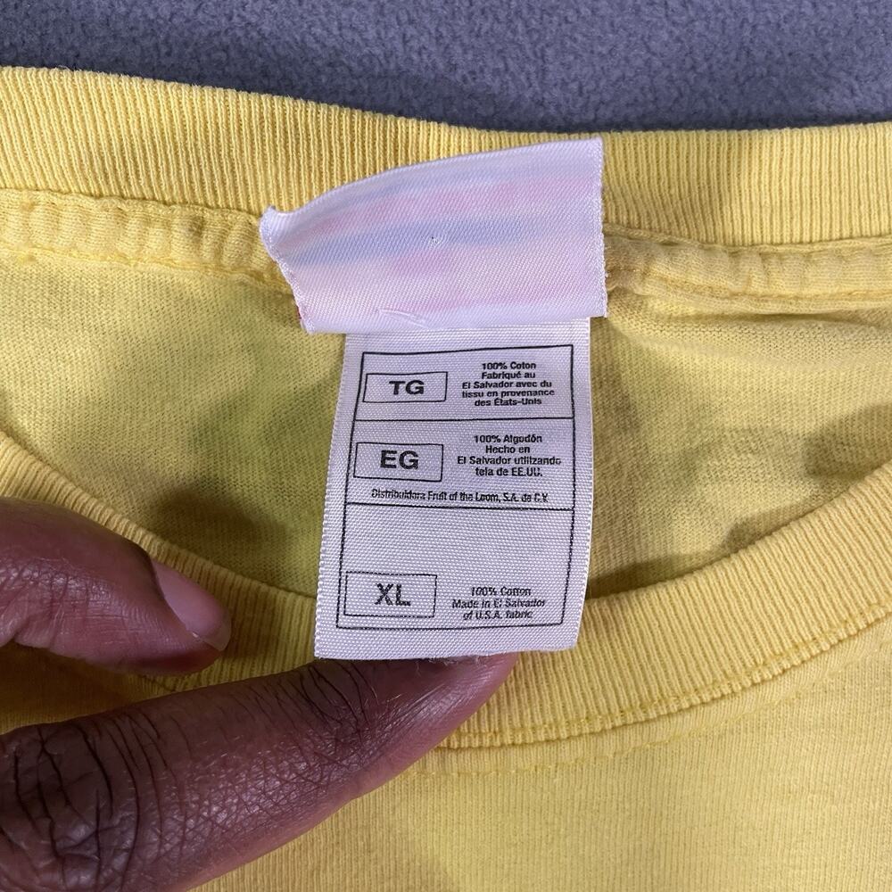 Vintage Dole Hawaii Shirt Men’s XL Yellow Cotton Graphic Casual - Picture 7 of 11